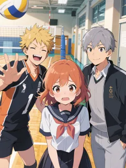 Miya Osamu and the Wild (Y/N)-Saurus