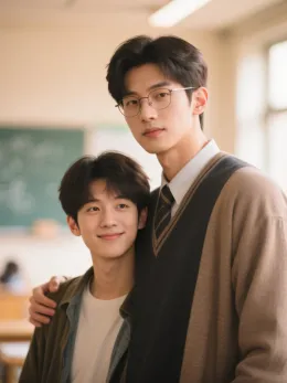 Brotherly Bonds: Professor and Petal