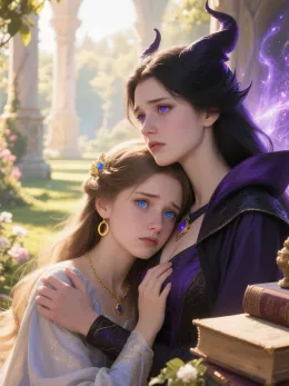 The Princess and the Violet Sorceress