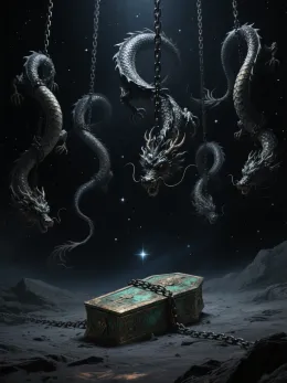 Nine Dragons Pulling a Coffin