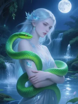 The Genius Cultivator and the Little Green Snake