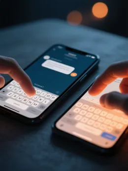 Texting Him