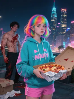 Pizza, Rainbows, and a Movie Star