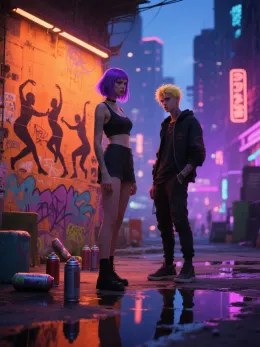 Painted Streets and Illuminated Souls