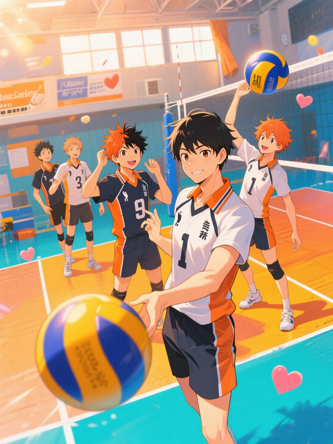 Haikyuu x Top Male Reader boyfriend scenarios