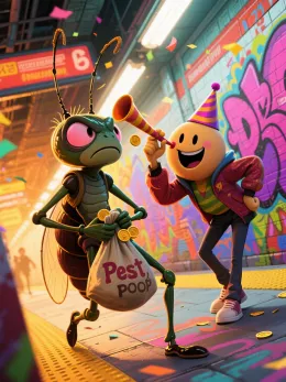 poob x pest fanfic or something idk (Partybeetle)