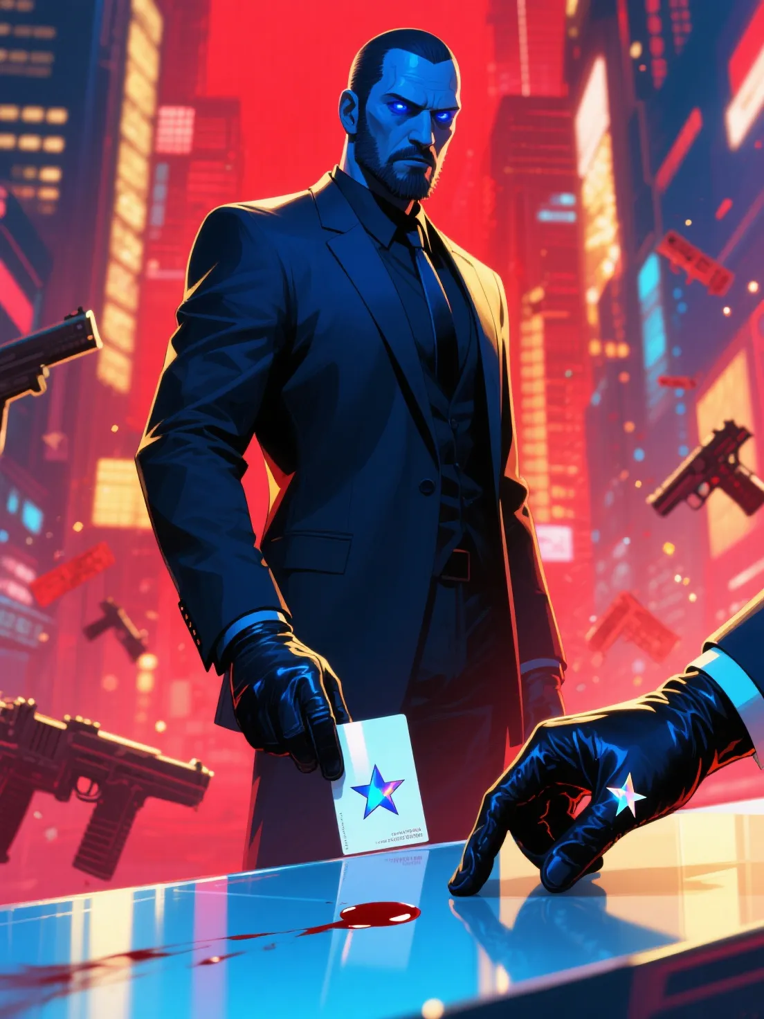 𝗕𝗟𝗘𝗔𝗖𝗛 𝗫 𝗕𝗟𝗢𝗢𝗗 || yandere! hitman x cleaner! reader