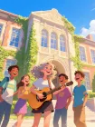 Avery Matthews. Three boys, a girl & one dorm