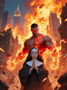 Power of The Flames Fire Force x Male reader