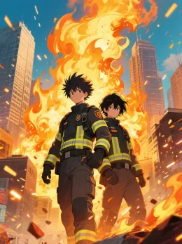 fire force x op!male oc