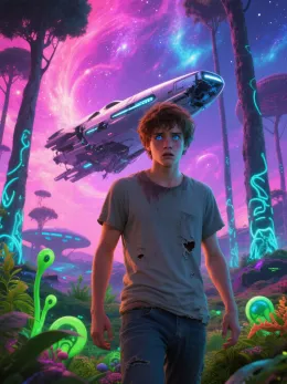 Captured by aliens (It was his own fault)