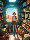 Natural disaster strikes: I hoard supplies in the apocalypse and win