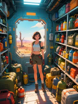 Natural disaster strikes: I hoard supplies in the apocalypse and win
