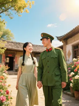 After marrying a cool military officer, the family compound went haywire_Cai Cai