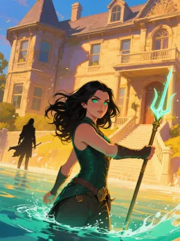 SEA GREEN MEETS GOLD (N.M. & P.J.)