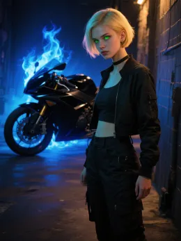Blue Flames