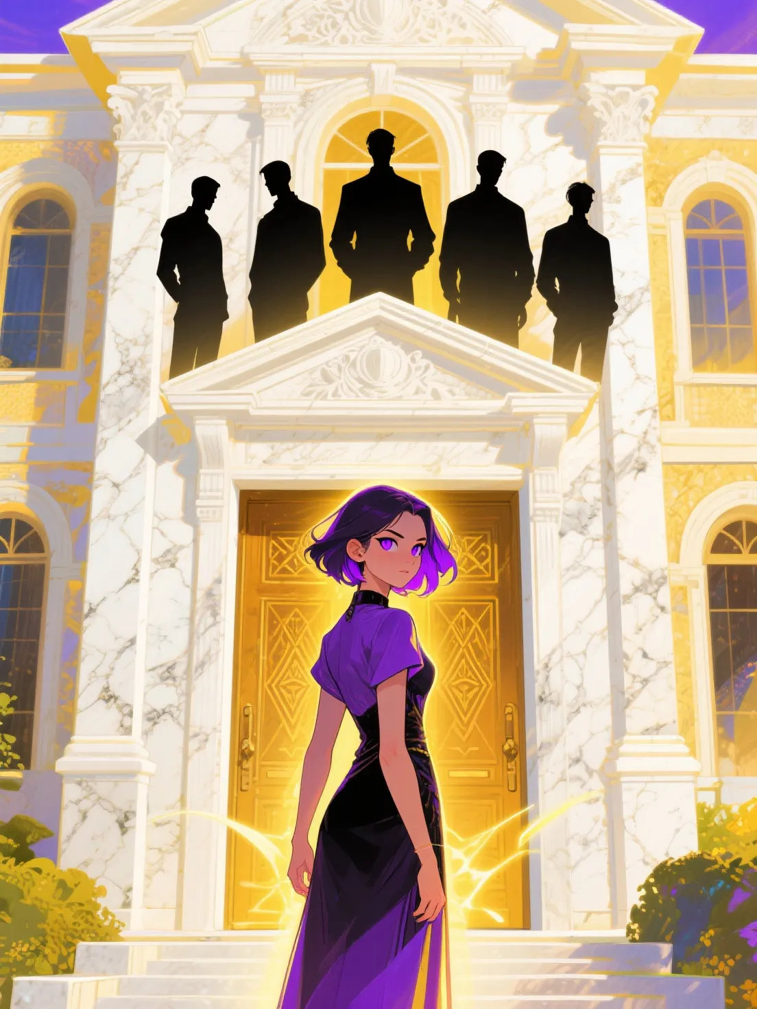 Six shadows, One light